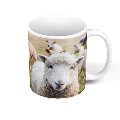 Fabulous Ceramic Mug 325ml Sheep Herd Ireland Meadow Animals Nature
