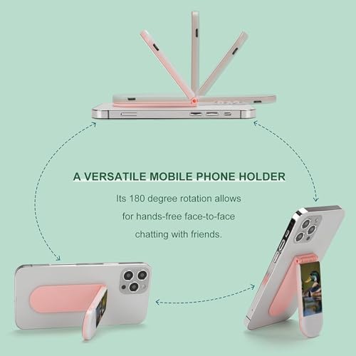 Support téléphone avec lampe selfie rechargeable à 3 modes pour vlog - 3
