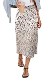 HERBATOMIA Women’s Ditsy Floral Print Boho Long Skirt High Elastic Waist Zipper...