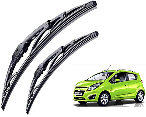 Image of WolkomHome High Performance OE Car Wiper Blade Replacement set of 2 Pc Right 23 inch Left 14 inch for Chevrolet Beat Type-2