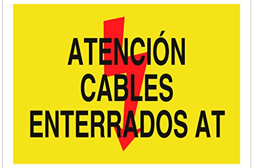 Plimpo Señal Poliestireno 297X210 Atención Cables Enterrados At En Oferta Cofan A413Pl297210 Señal Poliestireno, 297 X 210 Mm