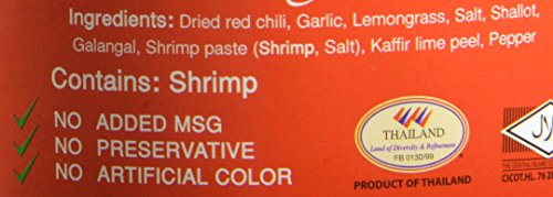 MAE PLOY Curry Paste, Red, Small, 14-Ounce (Pack of 4)