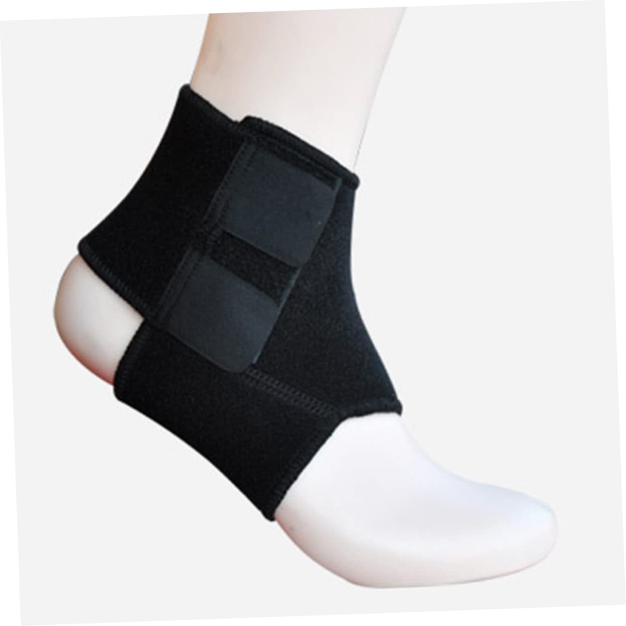 Didiseaon Adjustable Ankle Compression Brace for Sports Ankle Bands Protector for Running Dance and Support Black