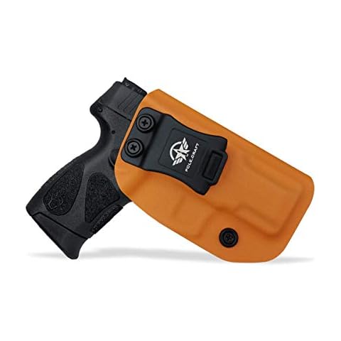 POLE.CRAFT IWB Tactical KYDEX Pistolenholster for Taurus PT111 G2C PT140 Pistolenhalfter Hängend Verdeckte/Versteckte Pistole Case Waffenholster ) Cover