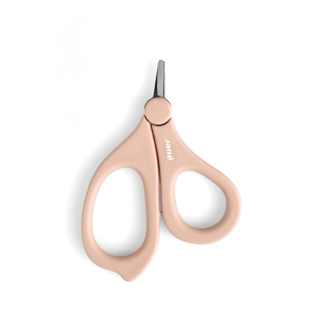 Jané Tijeras Cortauñas para Bebé y Recién Nacido, Punta Redondeada y Hoja Corta, Acero Inoxidable, Ergonómico, con Capuchón de Seguridad, Verde — view 7