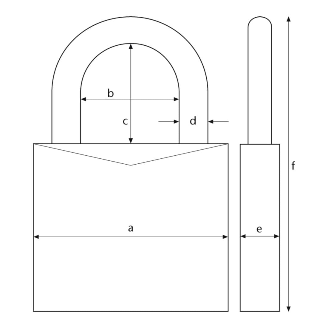 ABUS Lucchetto a Ottone 70/50 - Resistente alle Intemperie - Lucchetto Marino Impermeabile - Corpo in Ottone - Rivestimento Antiurto - Livello di Sicurezza 6
