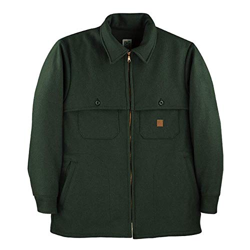 Image of Big and Tall Heavyweight Wool Jacket for Hunting, Shooting, and Outdoor Wear to Size 3X Made in Canada