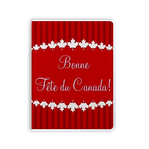 Carnet de notes Canada Day Maple Leaf un cadeau souvenir original pour le 4 juillet