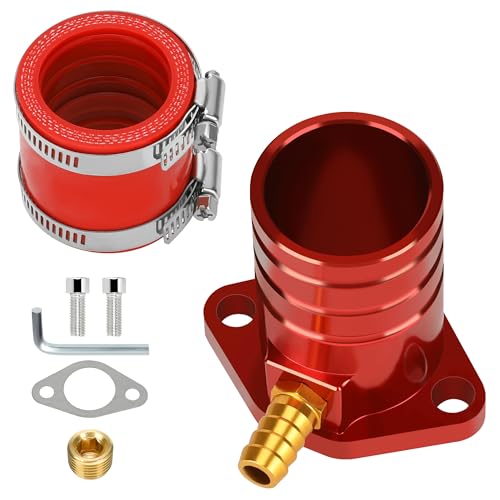 CILOYU Intake Manifold Inlet Pipe Adapter Kit Replacement for Predator 420 301cc 459cc Parts GX390 GX340 GX270 11Hp 13Hp Engine Mini Bike Go Kart Powersports Accessories for VM34 Carburetor