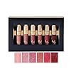 Beauty-Glazed-Matte-Nude-Liquid-Lipstick-Lip-Gloss-Kit-Waterproof-Lip-Makeup-Durable-Lipgloss-Cosmetics-Mini-6pcsset-Birthday-Edition-Long-Lasting-Non-Stick-Cup-Liquid-Lip-Gloss-Set MYUANGO Set of 6 Matte Liquid Lipsticks -Vegan, Long Lasting, Waterproof, Non-Stick Finish for Women and Girl