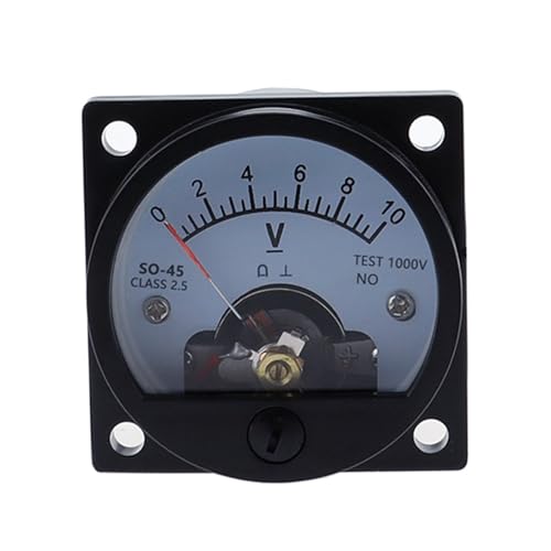 Voltmètre analogique CC SO-45 cadran de mesure de tension de 1 à 10 Volts