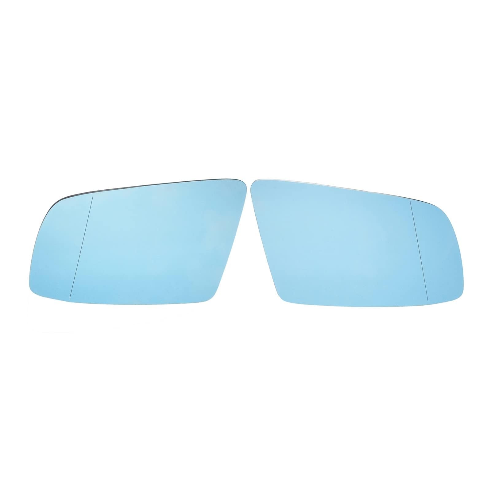 Lente de Cristal de Espejo retrovisor Exterior de Coche para BMW Serie 5 E60 E61 E63 E64 2003 2004 2005 2006 2007 2008 2009 2010,calefactada antiniebla Hoja de descongelación,C-1pair