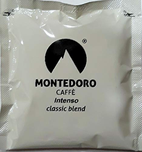 Montedoro Caffe`Intenso - Classic Blend - 150 Espresso E.S.E coffee Pods .