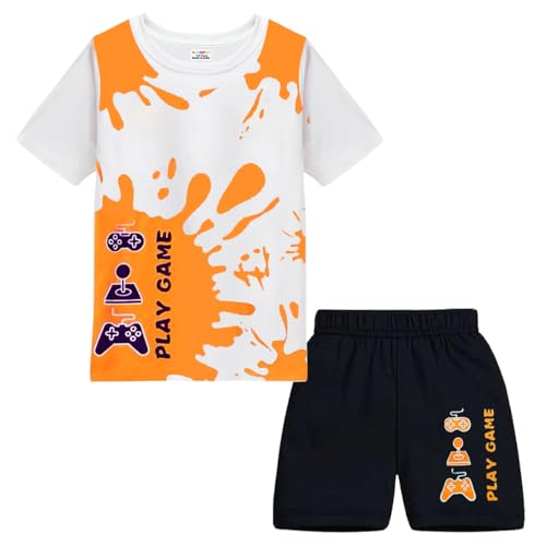 Image of Kuchipoo Boys Regular Fit Cotton T-Shirts and Shorts Set