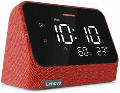Lenovo Smart Clock Essential with Alexa Built-in (Clay Red)