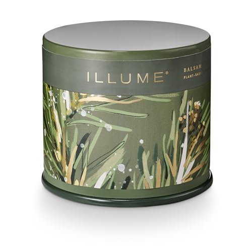 Image of ILLUME Vanity Tin Candle, Balsam & Cedar