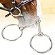 Wosune Safe Ring Trense, Trense Horse Bit, alle Trainingsarten des Reitens für den Langzeiteinsatz Long