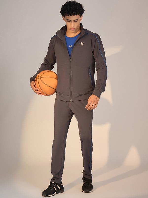 Image of SG Men's Tracksuit H3MTS8228 | Premium Sportswear | Multiple Colours & Sizes | Comfortable Athletic Track Suit for Gym, Running & Casual Wear
