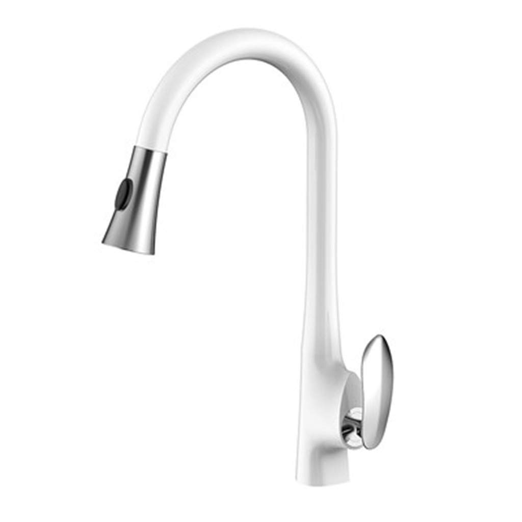 Robinet à ressort télescopique rotatif pour évier de cuisine moderne