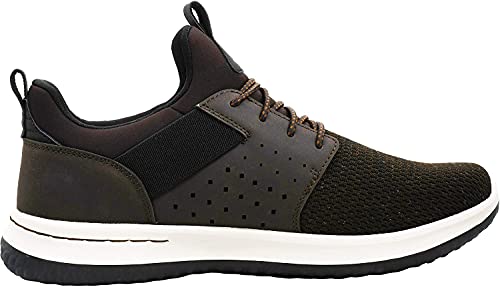 Skechers Men's Classic Fit Delson-Camben Chocolate Sneaker 10 M US