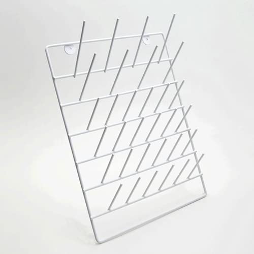 Lab Glassware Drying Rack, Mountable, Epoxy Coated Steel