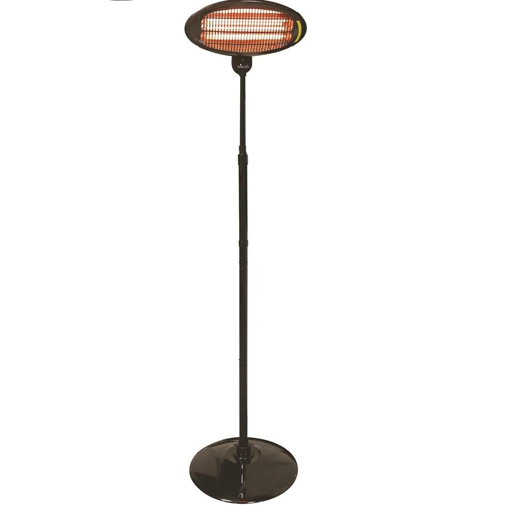 STUFA AL QUARZO NIKLAS RAGGIO DI SOLE STELO 650/1300/2000 W