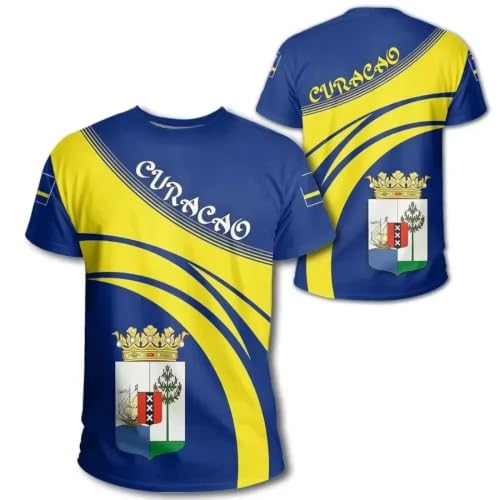 T-Shirt d'Entraînement Curaçao Homme - Tee Shirt Sport Respirant Anti-Transpiration