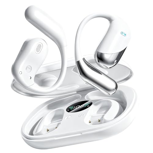 Image of Open Ear Earbuds, Over Ear Conduction Translation AI Headphone