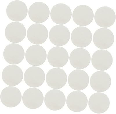 Cabilock 50pcs Perfume Diffuser Pads Fragrance Diffuser Mini Humidifier Colorful Necklace Car Diffusers for Essential Oils Necklace Locket Pad Car Humidifier Replacements Refill Pads Cotton