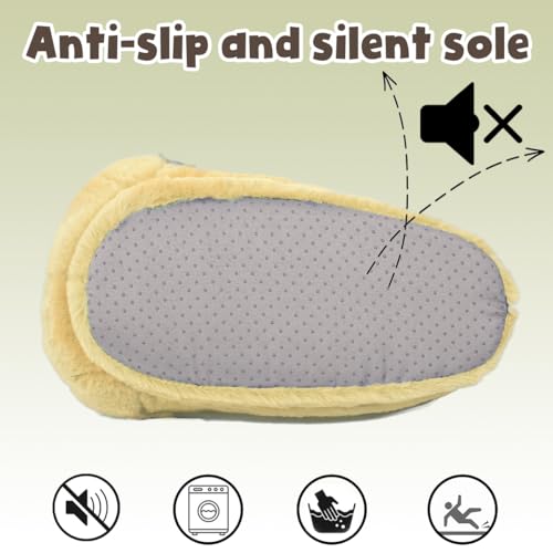 Caramella Bubble Women Animal Bee Slippers: Cute Novelty Warm House Shoes Memory Foam Cartoon Outdoor Slippers for Adults4