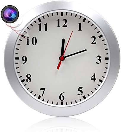 MAGHO Hidden Camera Wall Clock, 1080P Spy Camera Clock Nanny Cam Indoor Covert Video Only Security Camera for Home and Office, No WiFi Version