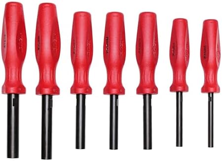 Mayhew Tools 27051ST Hollow Nutdriver Set, 7-Piece SAE, Red image 4