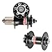 HZBIKE D442 D041 Mountain Bike Hubs 28 32 36 Holes Front 2 Rear 4 Sealed Bearing QR Hub for 8/9/10/11/12 Speed HG Bicycle Disc Brake Hub (Black, 28 Holes Pair)