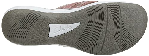 Clarks Womens Breeze Sea Flip Flop, Rose Gold, 8 Us #TOP3