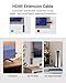 VCE HDMI Extension Cable Male to Female Adapter Short HDMI Extender Support 4K 3D Compatible with Google Chrome Cast, Roku Stick, HDTV, Laptop and PC