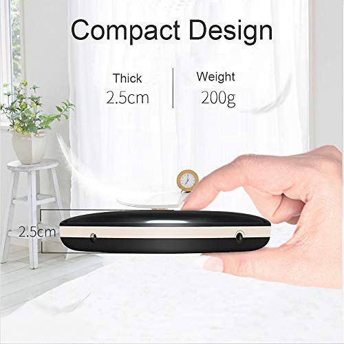 HOTT Leitor de CD portátil Bluetooth 5.0, Leitor de CD compacto pessoal com auscultadores, com prote