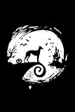 Italian Greyhound Halloween Costume Moon Silhouette Notebook Journal 114 Pages 6''x9''