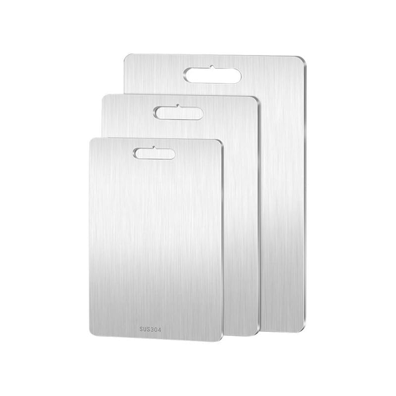 IAnomla Edelstahl Schneidebretter - 2er Set Aus 304 Edelstahl