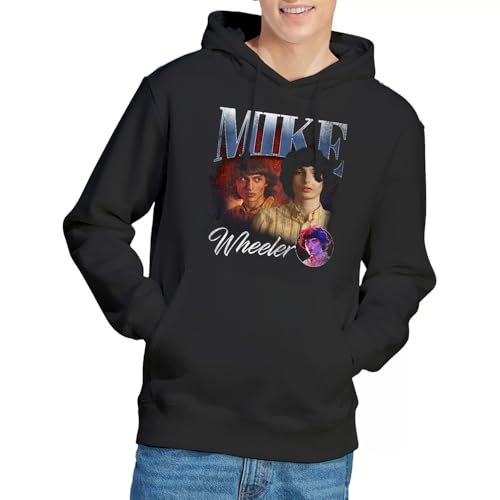 Sweat à capuche Stranger Things Mike Homage noir pour homme et femme