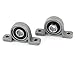 2PCS 8mm Bore Inner Ball Mounted Pillow Block Insert Bearing KP08