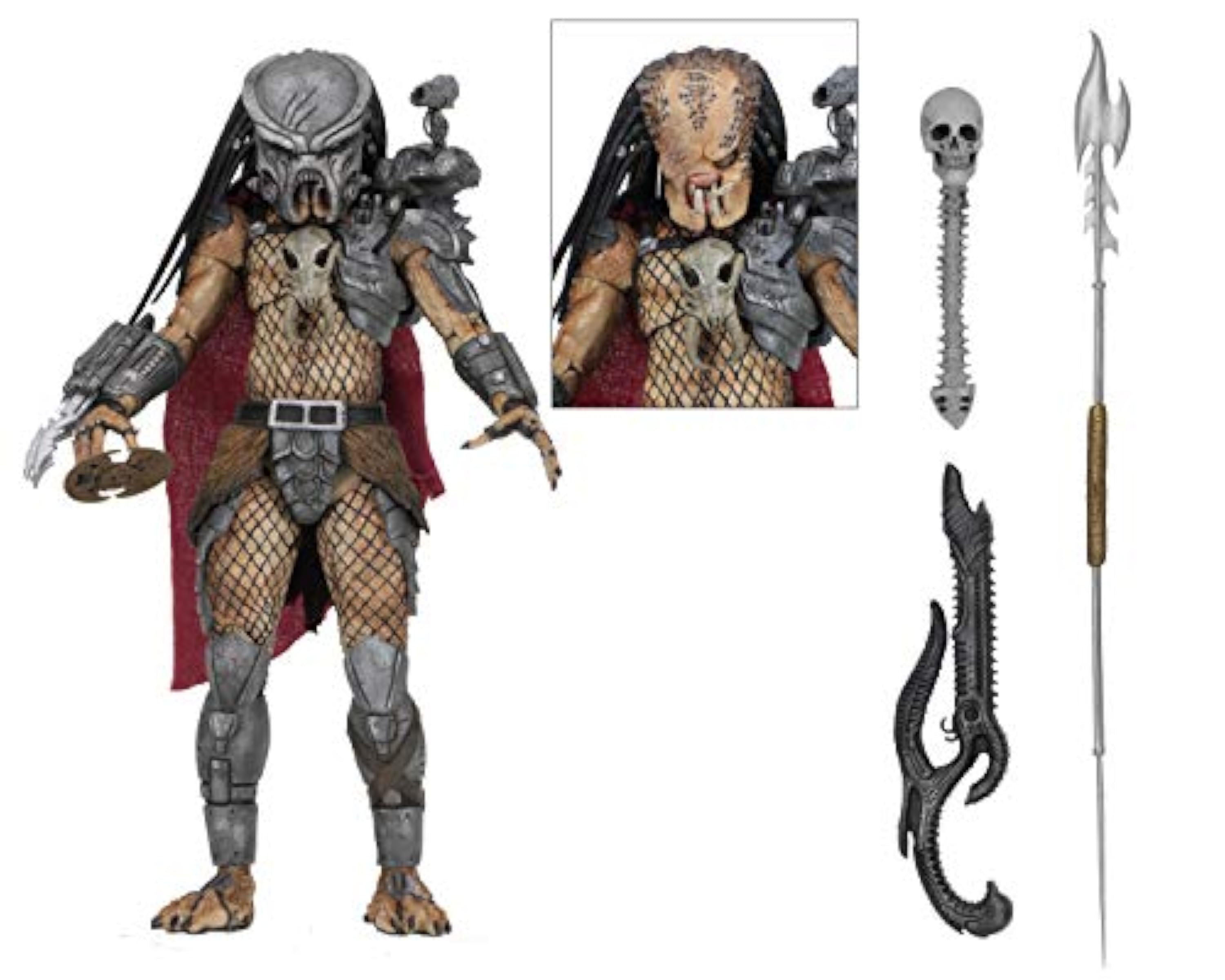 Neca 2 7-Inch Ultimate Ahab 18 cm Scale Action Figure Predator, Color, 7 Inch (NEC0NC51569)
