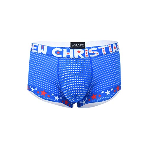 Boxer Hombre Andrew Christian Almost Naked Mesh Boxer Black Negro Ropa Interior Masculina Talla 1x
