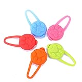 [Material premium] - Gel de sílice espesante, resistencia a la caída, suave y duradero, no es fácil de dañar. No dañará la piel de las mascotas. Peso ligero y cierto efecto de amortiguación, no es fácil de romper, con una larga vida útil.