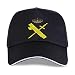 loveyybced ssububsfs qnsznuhedi Schwarze Baumwoll-Trucker-Caps Hochwertige Unisex-Baseballmütze, verstellbare Snapback-Papa-Hüte
