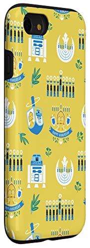 Coque iPhone 8 Star Wars R2-D2 C-3PO Hanukkah étui protection iPhone 7 SE - 3