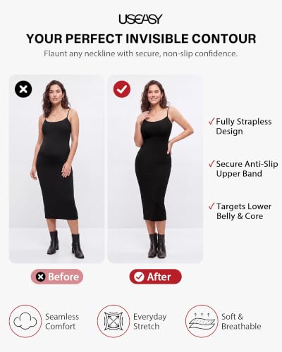Image of strapless bodysuit shapewear for women Faja thong