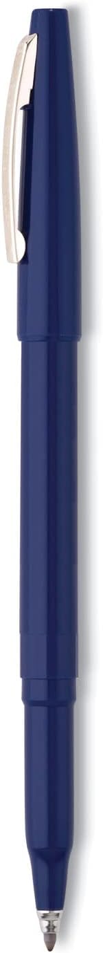 Pentel Rolling Writer Rollerball Pen, Medium Point, Blue Ink, 12/Pack (R100-C)