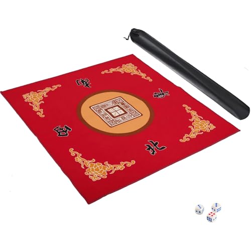 Mahjong Mat con 3 Dados y Set de Fichas Acrílicas miniatura 2