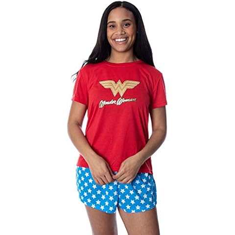 DC Comics Women's Wonder Woman Loungewear Pajama Set Cover