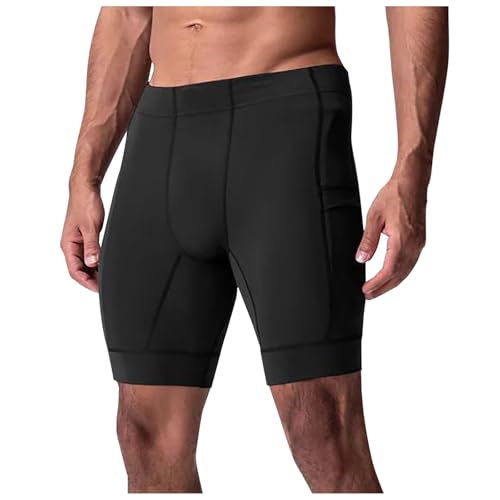 Costume Nuoto Uomo Lungo, Costume Piscina Uomo Tronchi Di Bagno Da Allenamento Asciugatura Rapida Pantaloncini Da Surf Swim Trunks Per Spiaggia Yoga Vacanza Attillati Pantaloncini Da Competizione